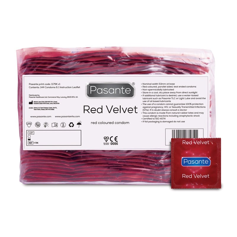 Pasante Red Velvet Bulk pakkaus 144 kpl