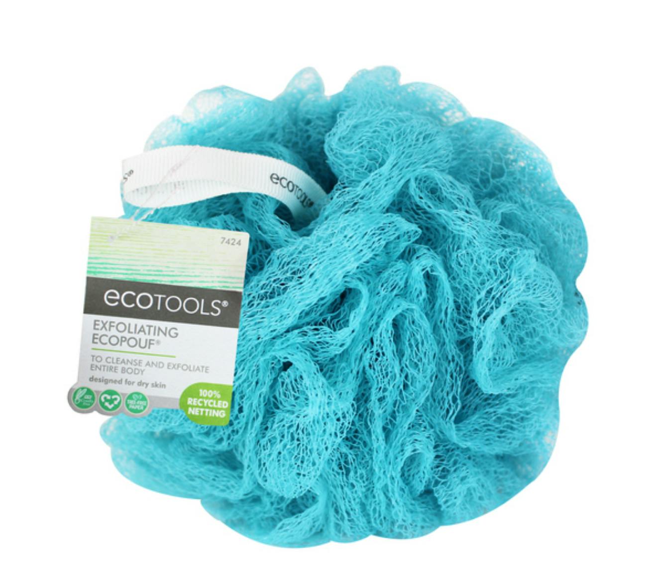 EcoTools Exfoliating EcoPouf Blue 1 stk