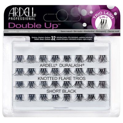 Ardell Double Up Trio Lashes Short Black 32 kpl