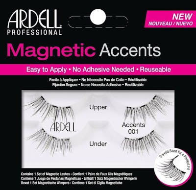 Ardell Magnetic Accents Lashes 001 Black 2 pairs
