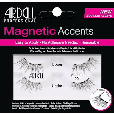 Ardell Magnetic Accents Lashes 001 Black 2 par