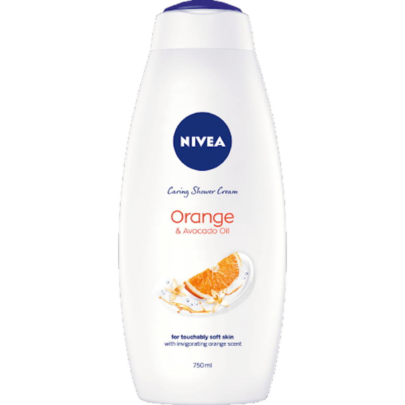 Nivea Care &amp; Orange Shower Cream 750 ml