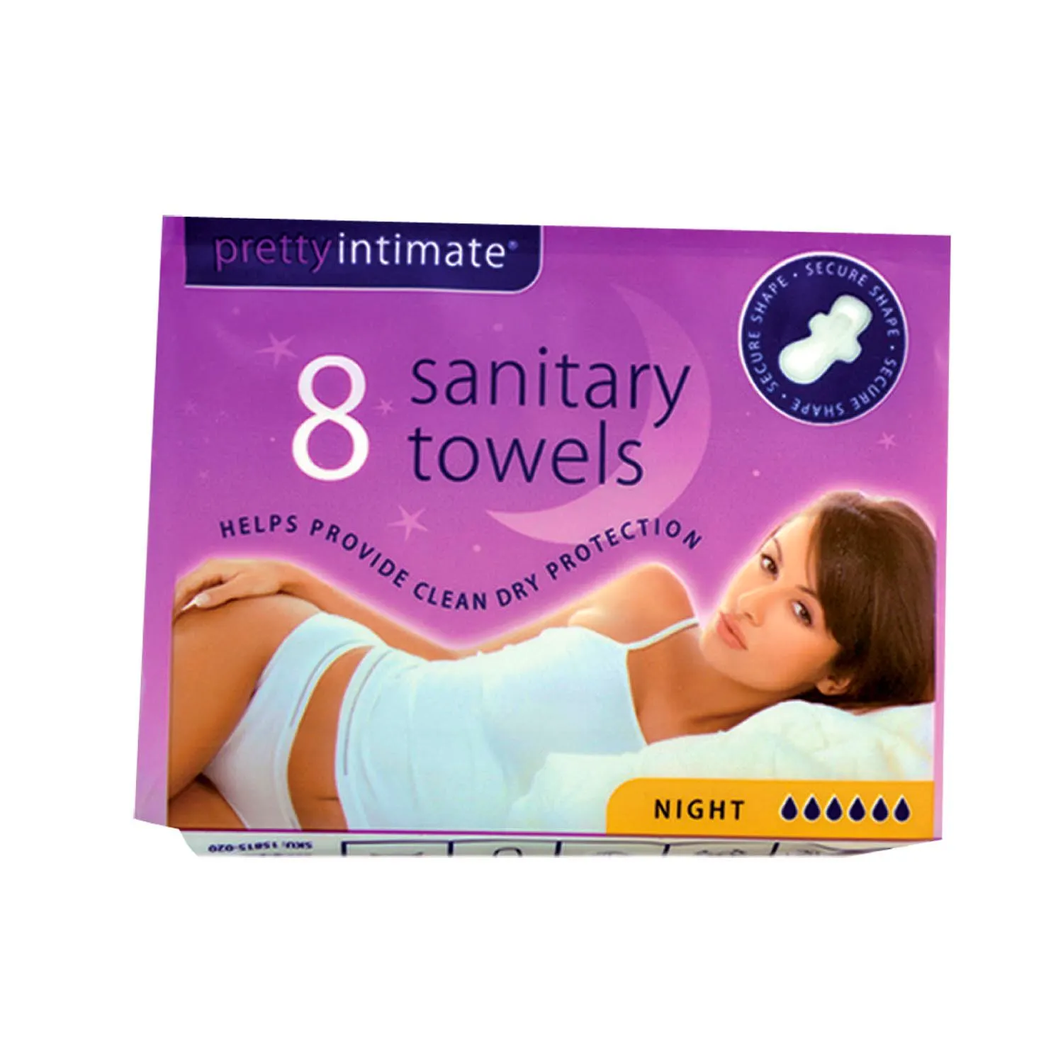 Pretty Intimate Sanitary Towels Night 8 pcs