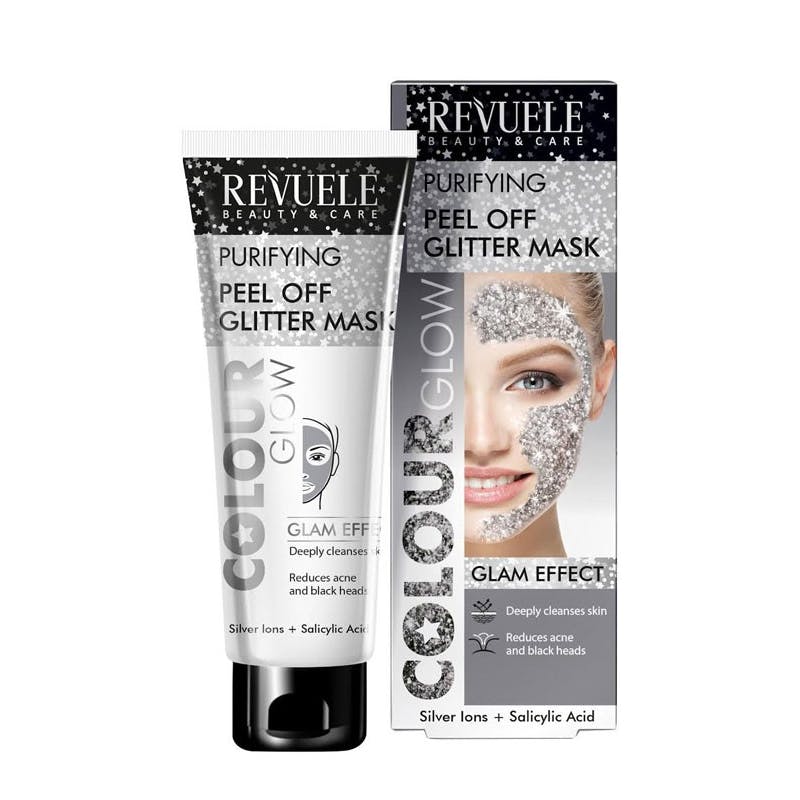 Revuele Purifying Peel Off Glitter Mask Silver 80 ml