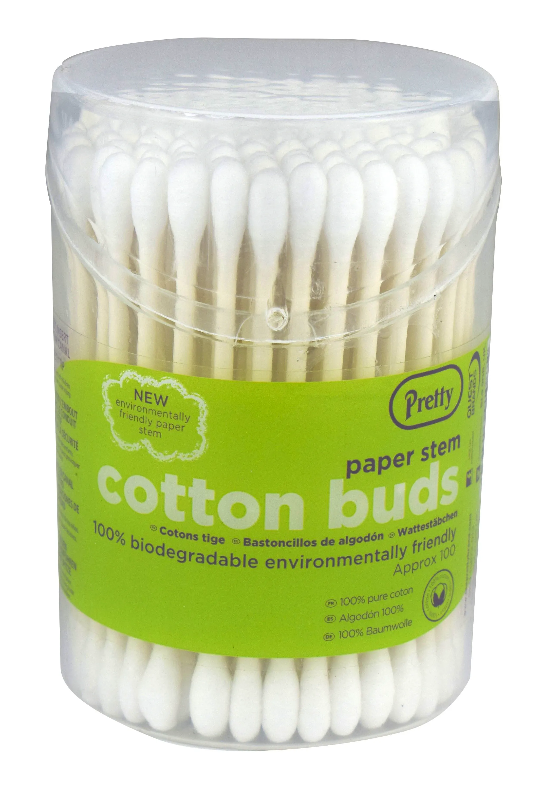 Pretty Papierstam Katoenen Knoppen 100 st
