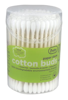 Pretty Paper Stem Cotton Buds 100 st