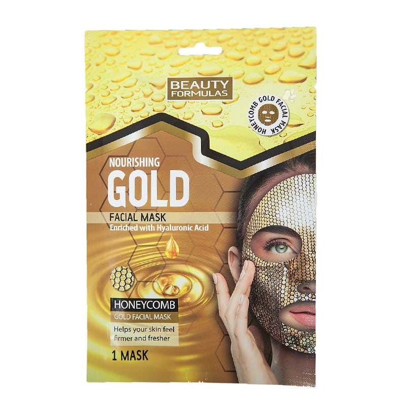 Beauty Formulas Nourishing Gold Facial Mask 1 st