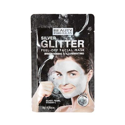 Beauty Formulas Silver Glitter Brightening Peel-Off Mask 10 g