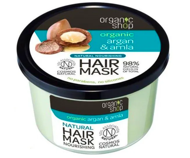 Organic Shop Organic Argan & Amla Nourishing Hair Mask 250 ml