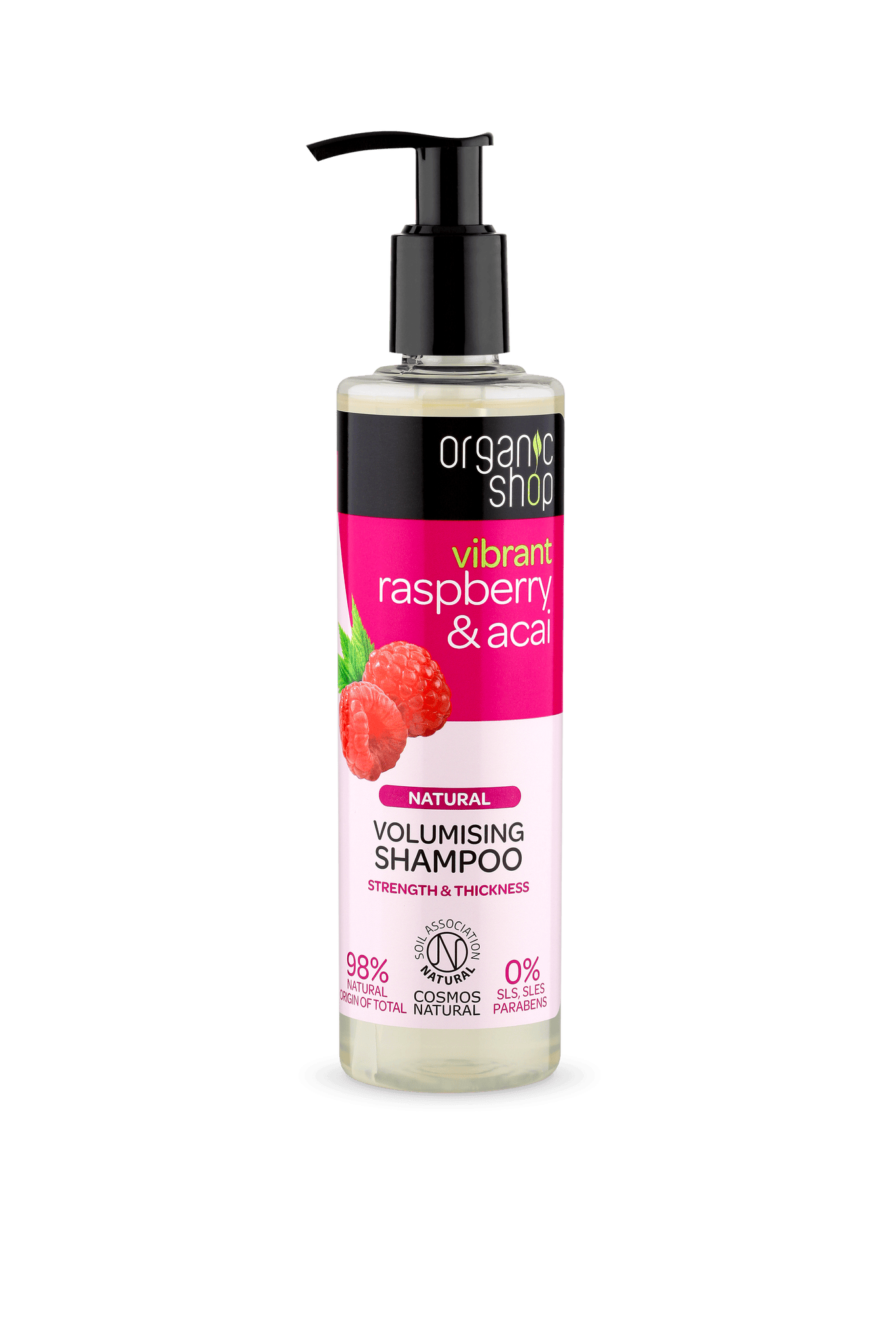 Organic Shop Vibrant Raspberry & Acai Shampoo 280 ml