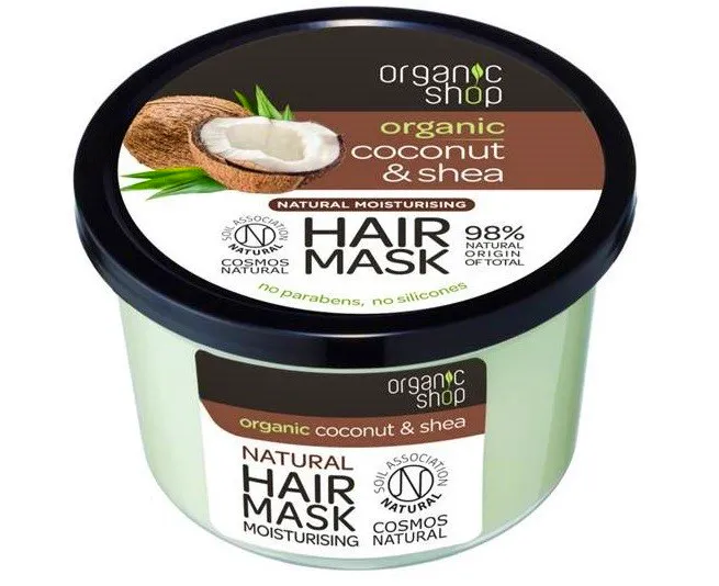 Organic Shop Organic Coconut &amp; Shea Moisturising Hair Mask 250 ml