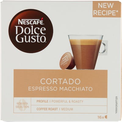 Nescafe Dolce Gusto Cortado Espresso Macchiato 16 stk