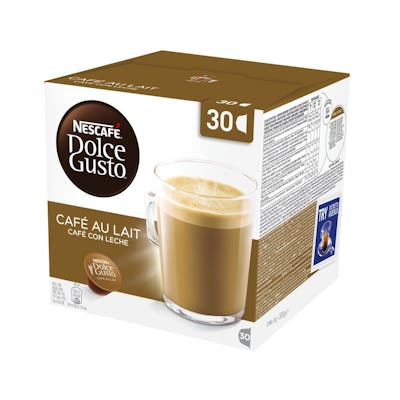 Nescafe Dolce Gusto Cafe Au Lait Big Pack 30 stk