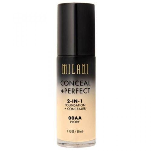 Milani Conceal + Perfect 2in1 Foundation + Concealer 00AA Ivory 30 ml