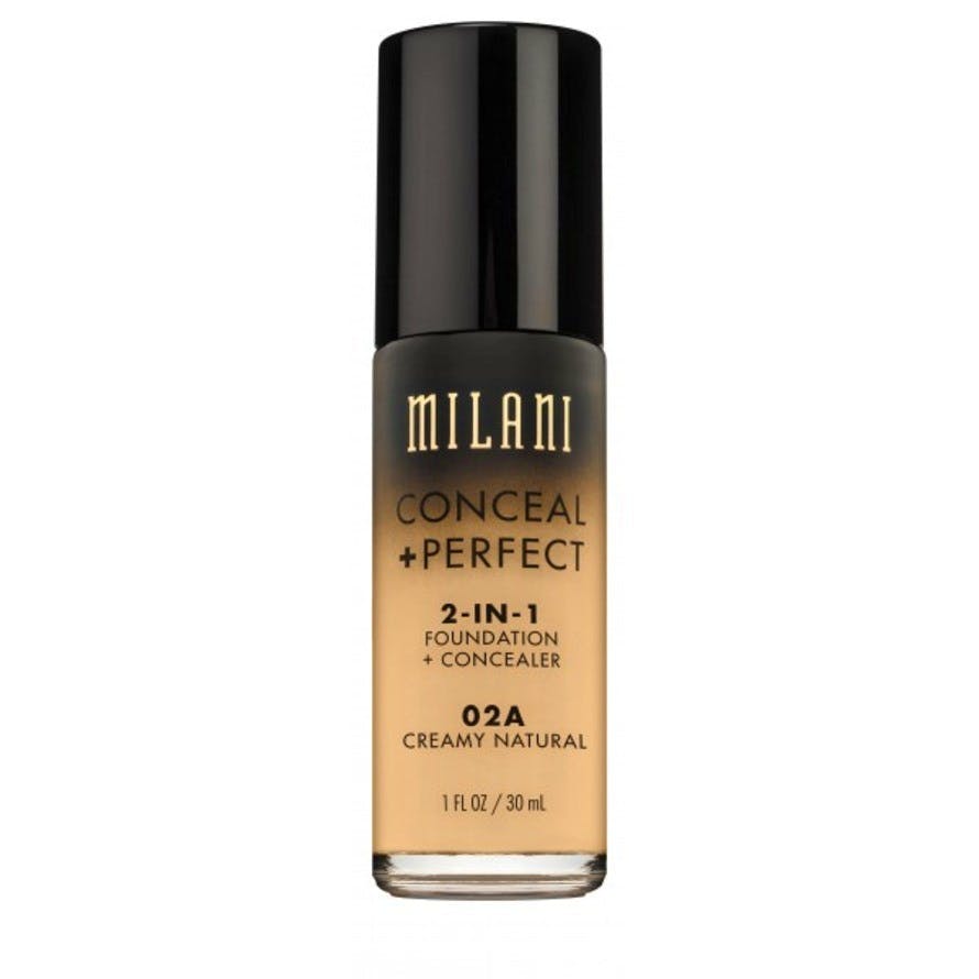 Milani Conceal + Perfect 2in1 Foundation + Concealer 02A Creamy Natural 30 ml