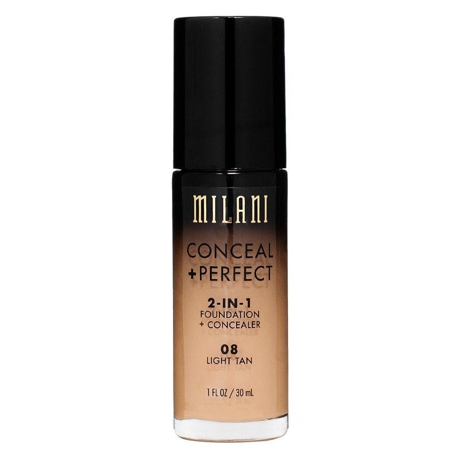 Milani Conceal + Perfect 2in1 Foundation + Concealer 08 Light Tan 30 ml