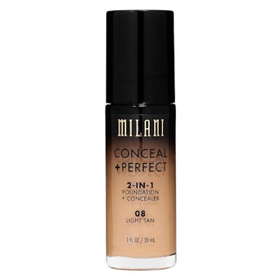 Milani Conceal + Perfect 2in1 Foundation + Concealer 08 Light Tan 30 ml
