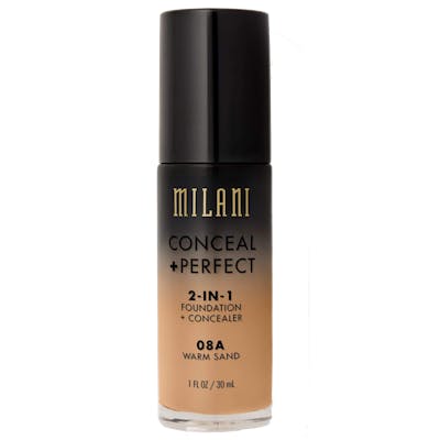 Milani Conceal + Perfect 2in1 Foundation + Concealer 08A Warm Sand 30 ml