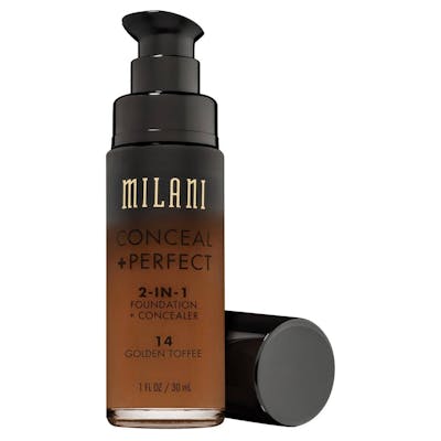 Milani Conceal + Perfect 2in1 Foundation + Concealer 14 Golden Toffee 30 ml