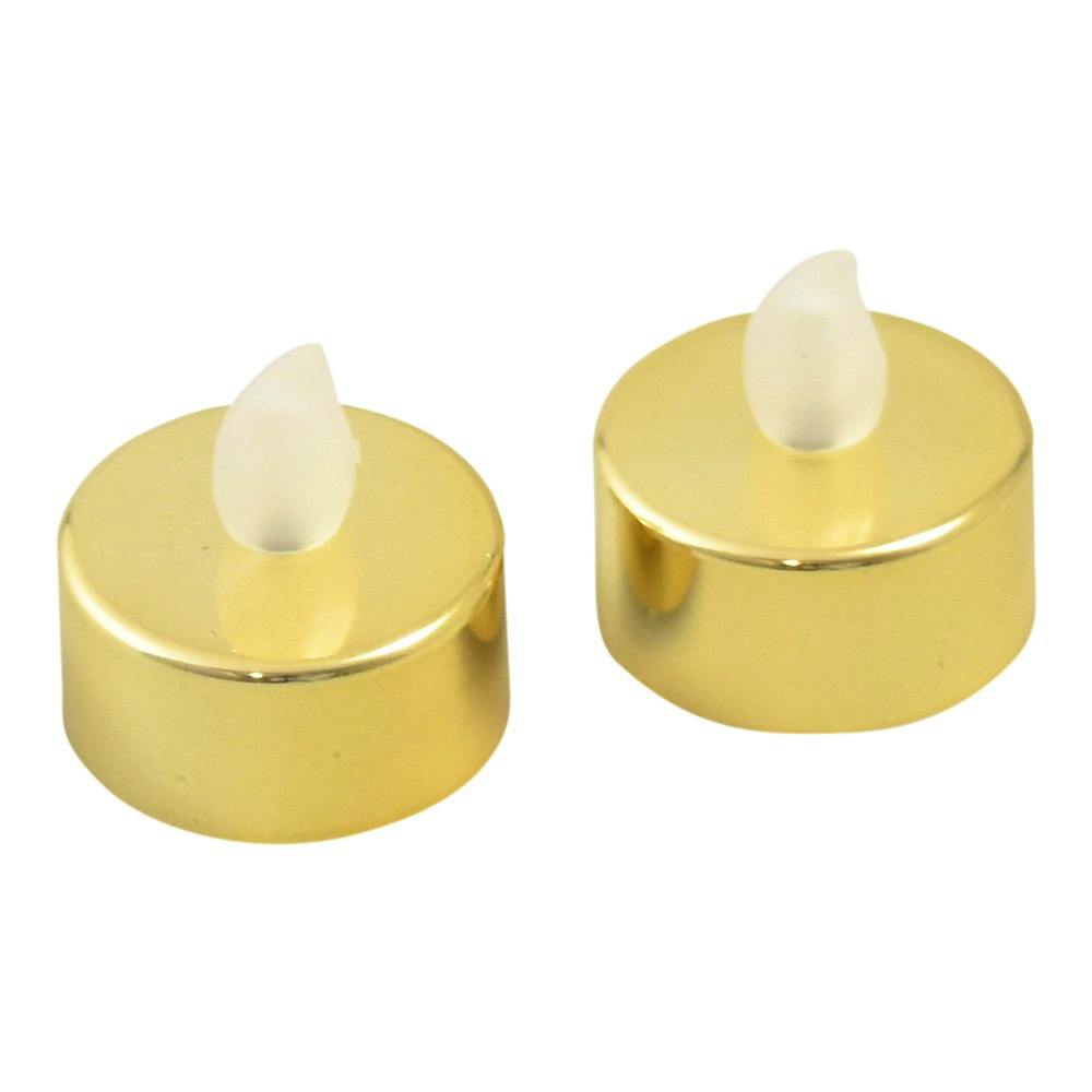 BasicsHome LED Tea Lights Gold 2 st 1.99 EUR luxplus.nl