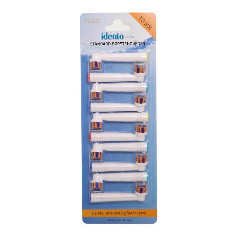 Idento Standard Toothbrush Heads 10-pack 10 st