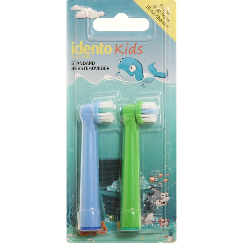 Idento Toothbrush Heads Kids 2 st