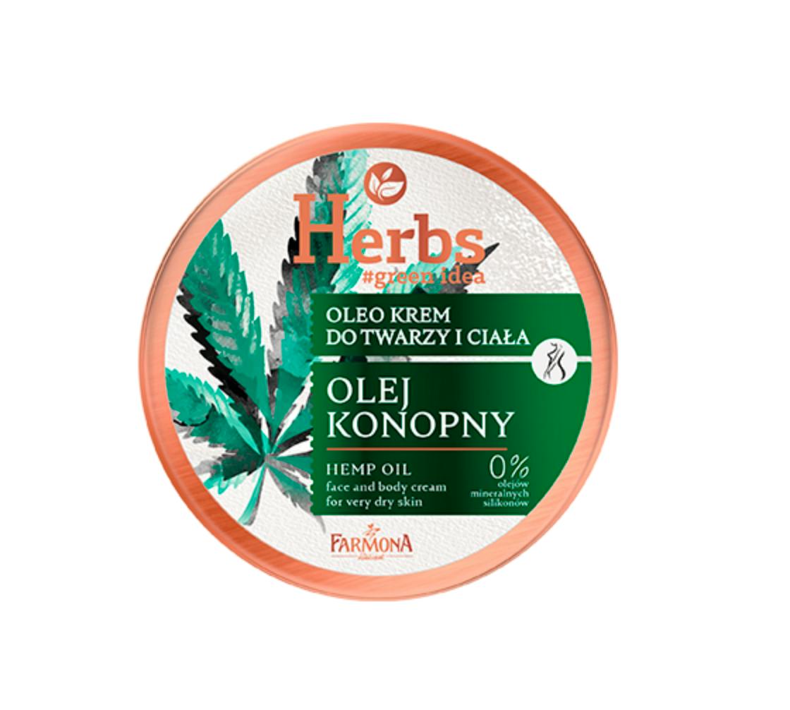 Farmona Herbs Hemp Oil Face & Body Cream For Very Dry Skin 100 ml