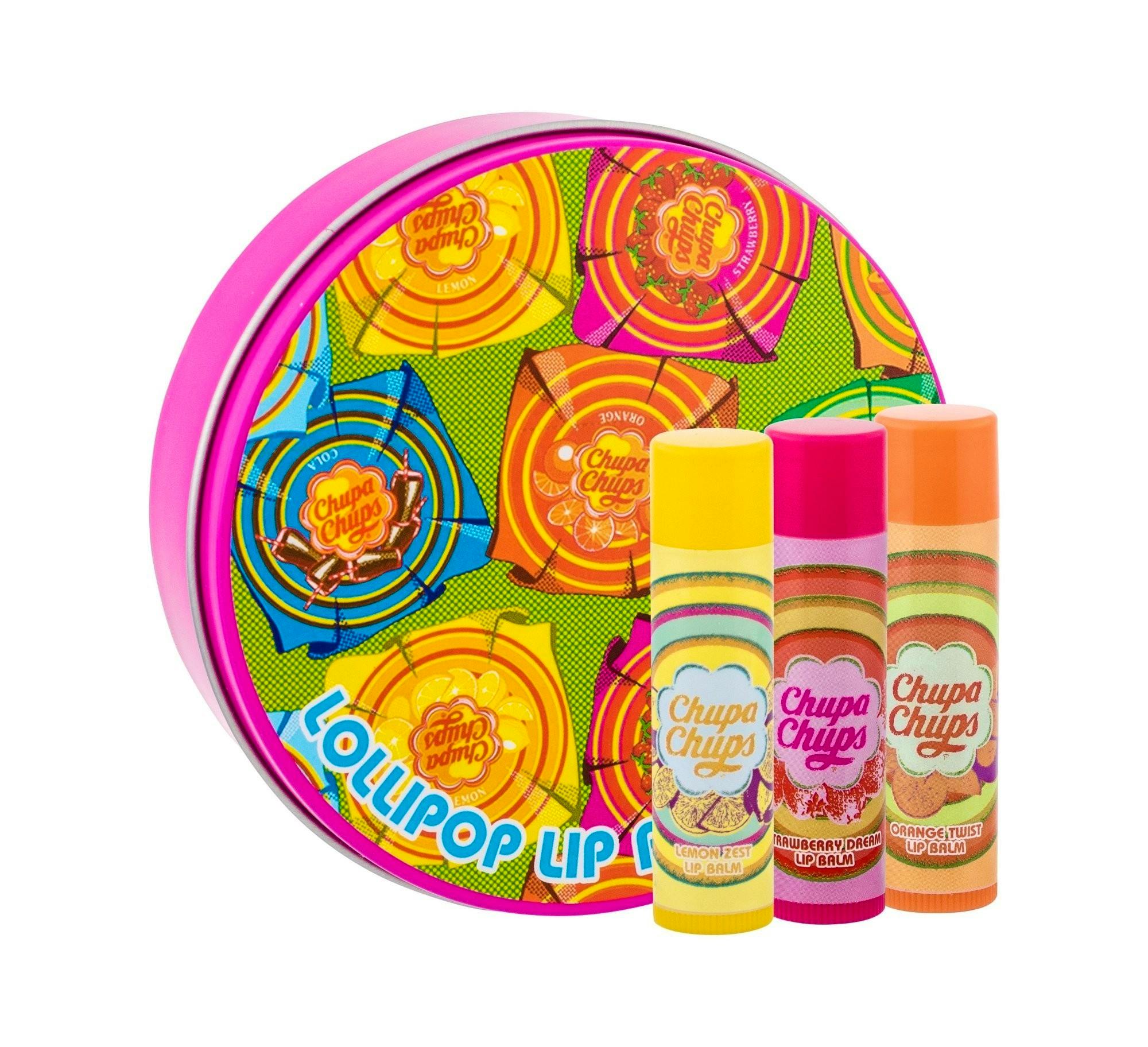 Chupa Chups Tin Lip Balms 3 X 4 G £2 99