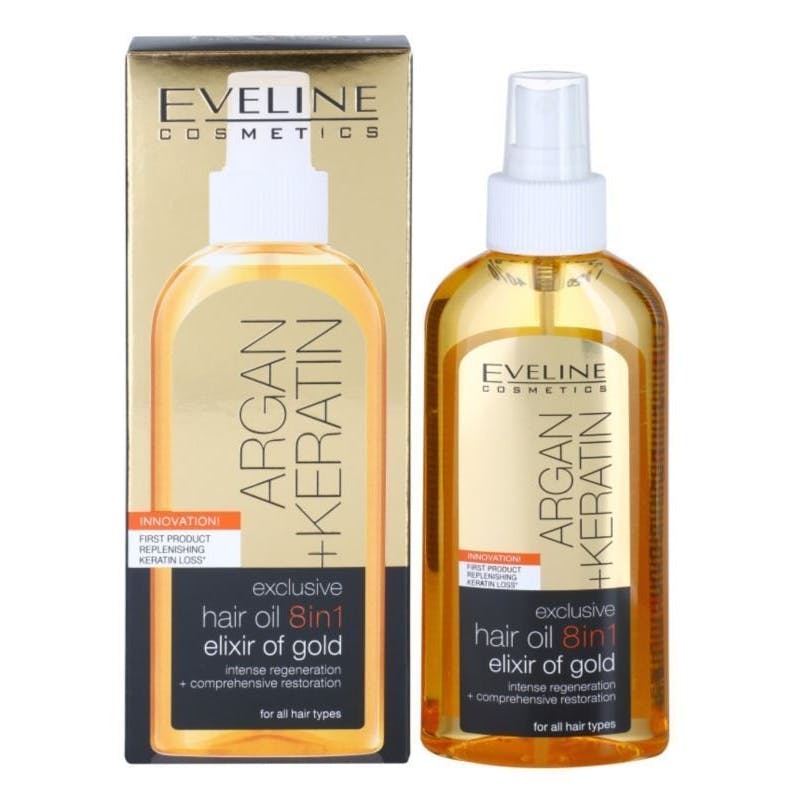 Eveline Argan &amp; Keratin Hair Oil 150 ml
