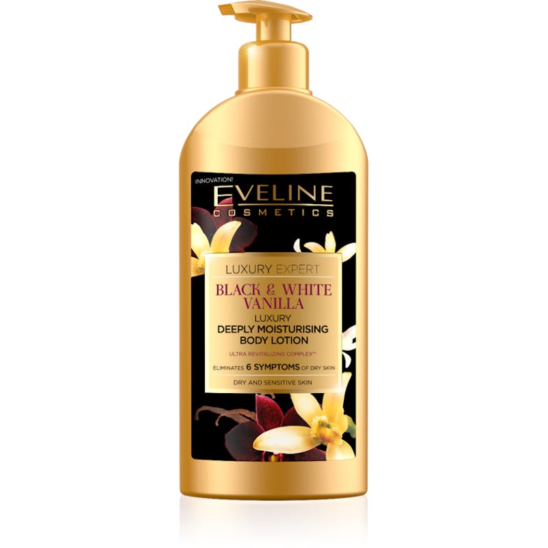 Eveline Luxury Expert Black &amp; White Vanilla Body Lotion 350 ml