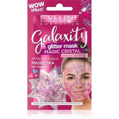 Eveline Galaxity Glitter Mask Pomegranate & Acai 10 ml