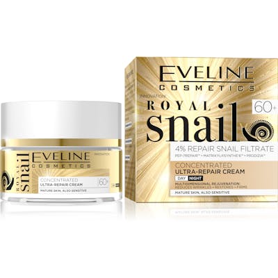 Eveline Royal Snail Ultra-Repair Day &amp; Night Cream 60+ 50 ml