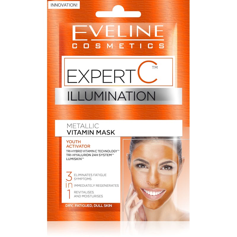 Eveline Expert C Metallic Vitamin Face Mask 2 x 5 ml