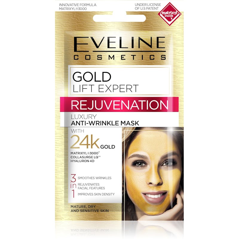 Eveline Gold Lift Expert Luxury Anti-Wrinkle Mask 7 ml