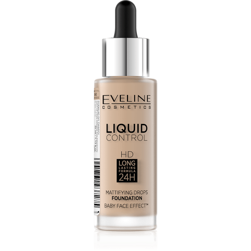 Eveline Liquid Control Foundation 040 Warm Beige 32 ml