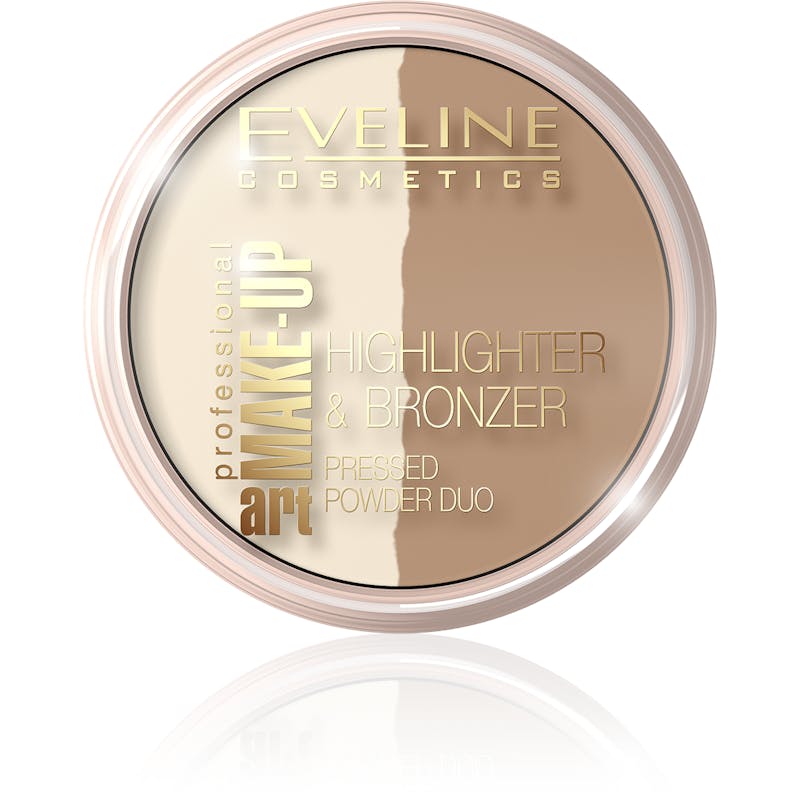 Eveline Art Make-Up Highlighter &amp; Bronzer 57 Glam Dark 6 g