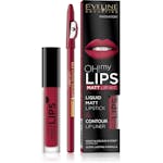 Eveline Oh My Lips Liquid Matt Lip Kit 05 Red Passion 4,5 ml + 1 pcs
