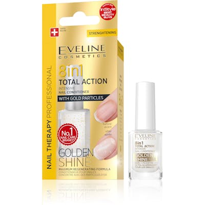 Eveline Nail Therapy 8in1 Total Action Conditioner Golden Shine 12 ml