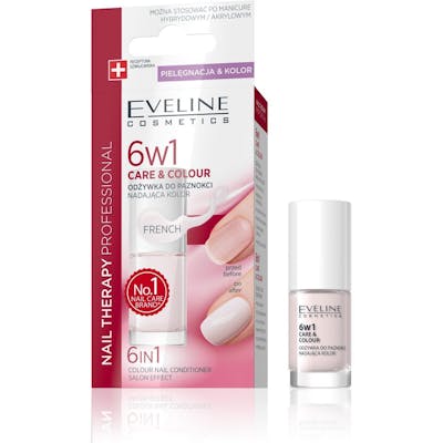 Eveline Nail Therapy 6in1 Care &amp; Colour French 5 ml
