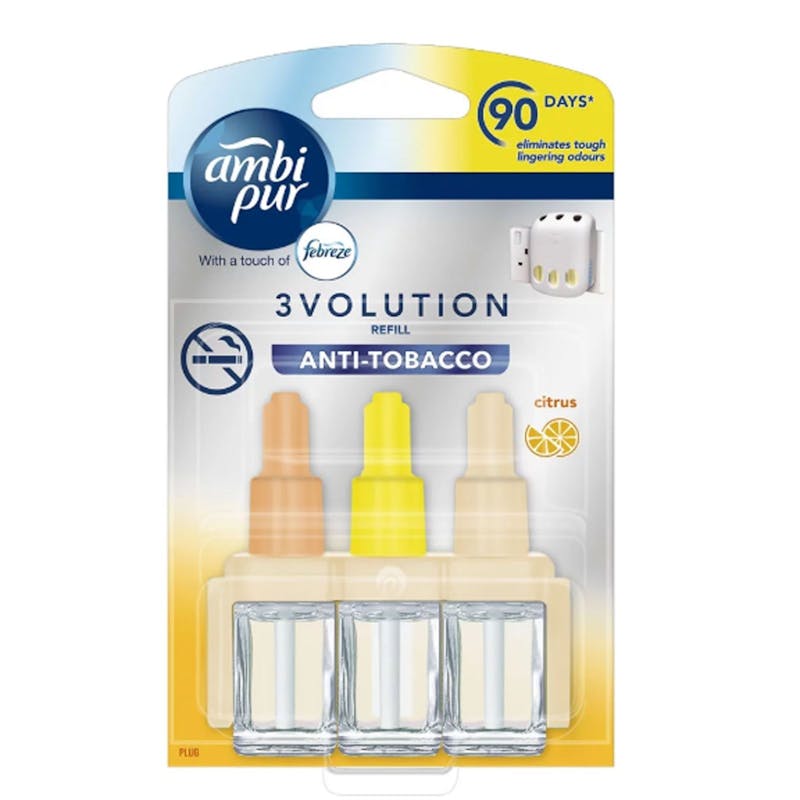 Ambi Pur 3Volution Anti-Tobacco Citrus Plug In Refill 20 ml - £4.99