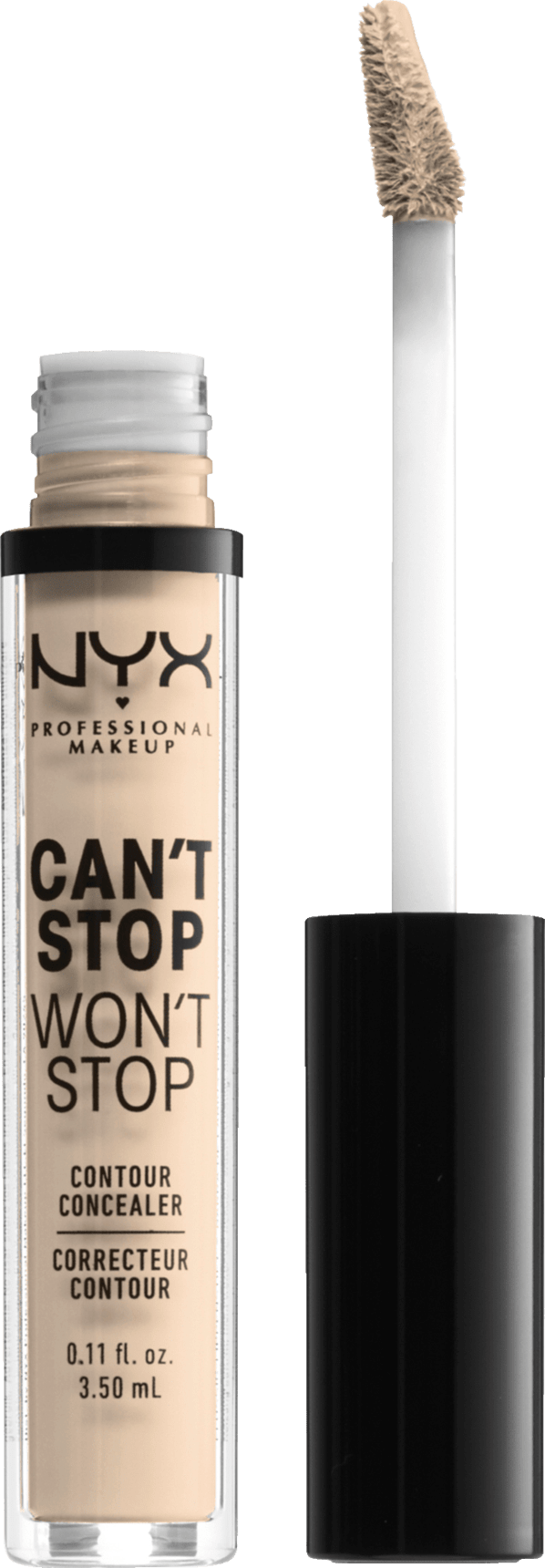 Can't Stop Won't Stop Contour Concealer Light Ivory 3 5 Ml Fra Nyx