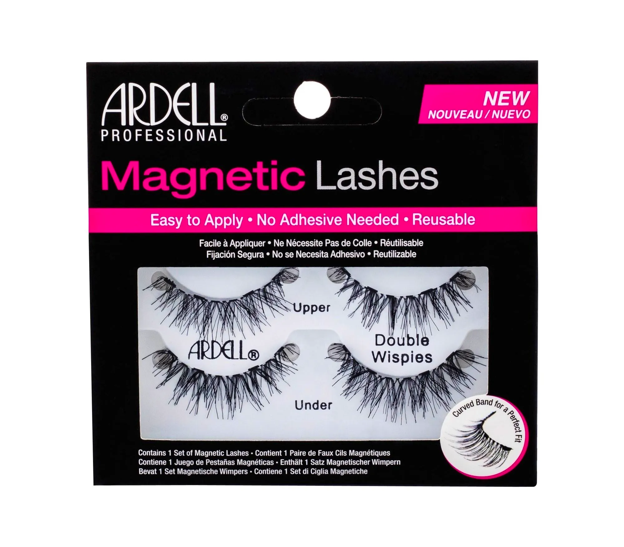 Ardell Magnetic Lashes Double Wispies Black 2 pairs