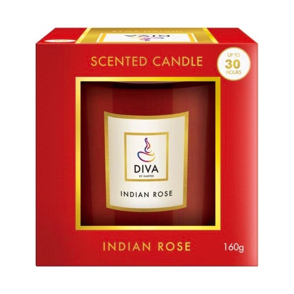 Diva Scented Candle Indian Rose 160 g 3.59 EUR luxplus.nl