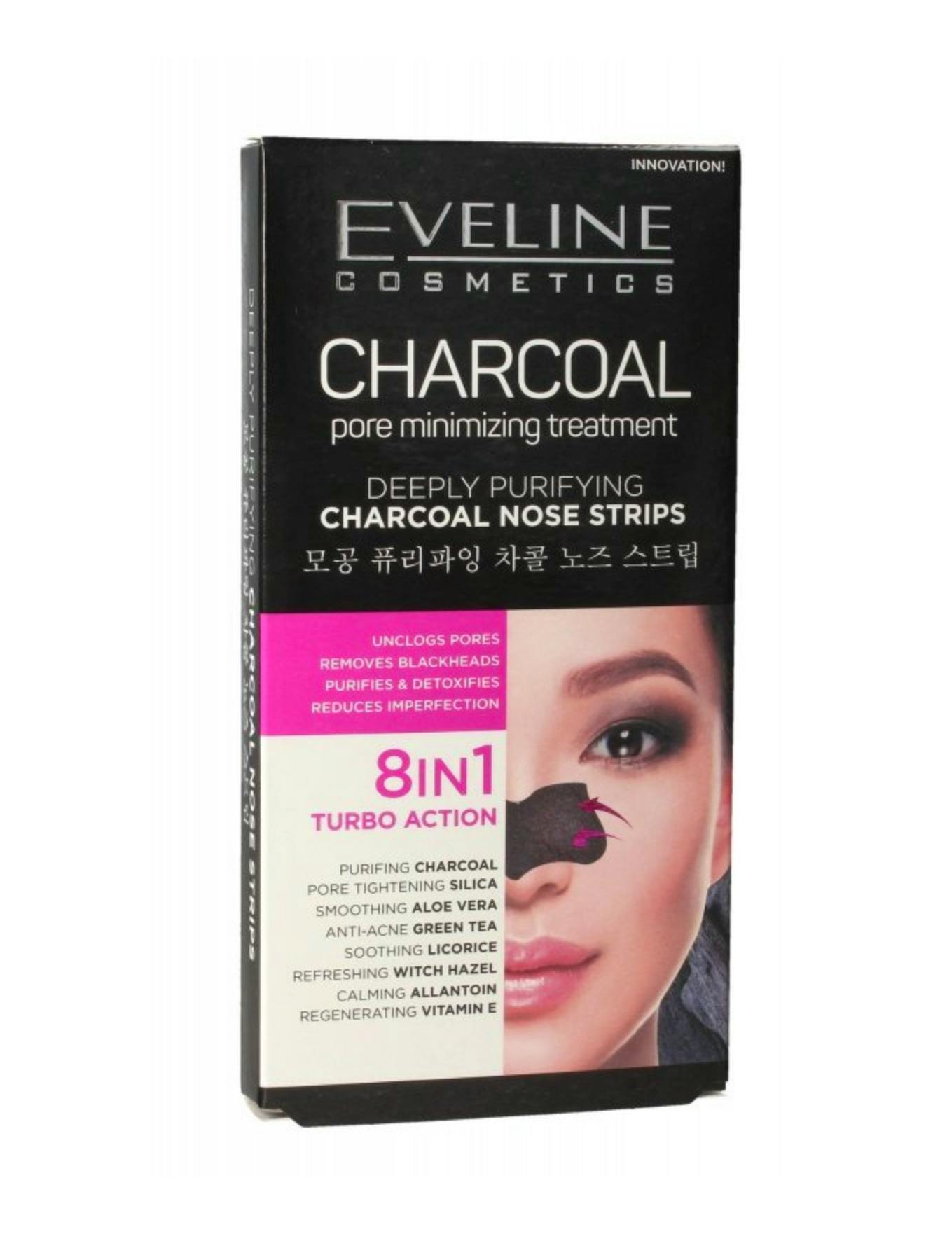 Eveline Charcoal Nose Strips 2 st 1.99 EUR luxplus.nl