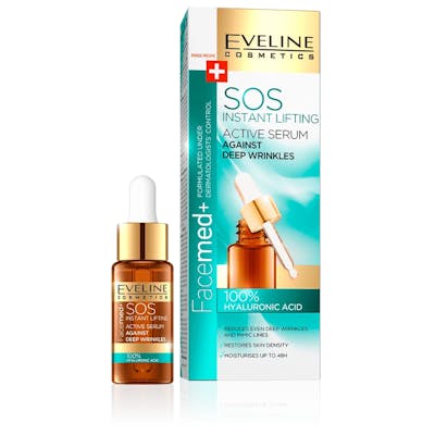 Eveline Facemed+ 100% Hyaluronic Acid Active Serum Instant Lifting 20 ml