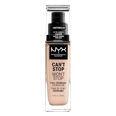 NYX Can&#039;t Stop Won&#039;t Stop Foundation Light Porcelain 30 ml