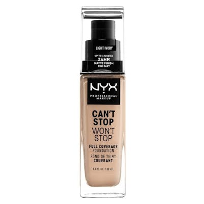 NYX Can&#039;t Stop Won&#039;t Stop Foundation Light Ivory 30 ml