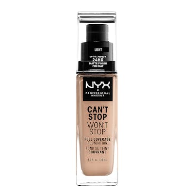 NYX Can&#039;t Stop Won&#039;t Stop Foundation Light 30 ml