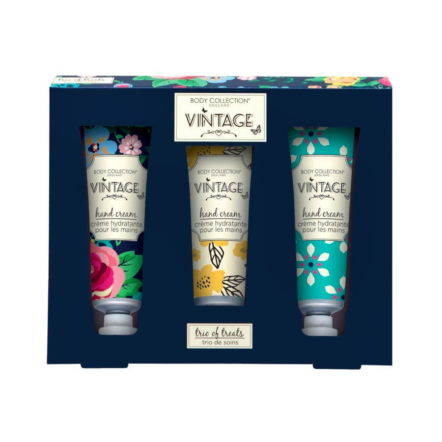 Body Collection Vintage Trio of Treats Hand Cream Set 3 x 50 ml £3.89