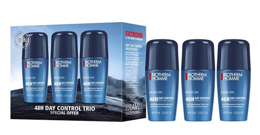 Biotherm Homme 48H Day Control Roll On Deo Trio 3 x 75 ml